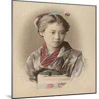 Portrait de jeune fille-null-Mounted Giclee Print