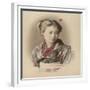 Portrait de jeune fille-null-Framed Giclee Print