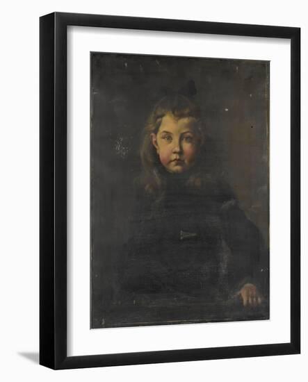 Portrait de jeune fille-Gaston De La Touche-Framed Giclee Print