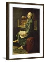 Portrait de jeune musicien dit à tort portrait de Mozart-null-Framed Giclee Print