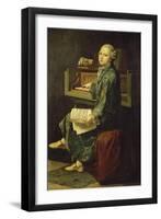 Portrait de jeune musicien dit à tort portrait de Mozart-null-Framed Giclee Print