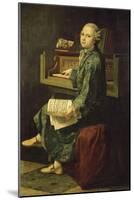 Portrait de jeune musicien dit à tort portrait de Mozart-null-Mounted Giclee Print
