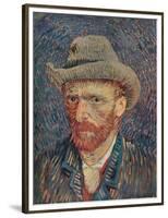 'Portrait De L'Artiste', 1887-Vincent van Gogh-Framed Premium Giclee Print