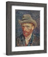 'Portrait De L'Artiste', 1887-Vincent van Gogh-Framed Giclee Print