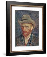 'Portrait De L'Artiste', 1887-Vincent van Gogh-Framed Giclee Print