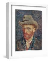 'Portrait De L'Artiste', 1887-Vincent van Gogh-Framed Giclee Print