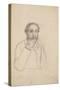 Portrait de l'artiste, étude pour le portrait de l'artiste avec Evariste de Valernes-Edgar Degas-Stretched Canvas