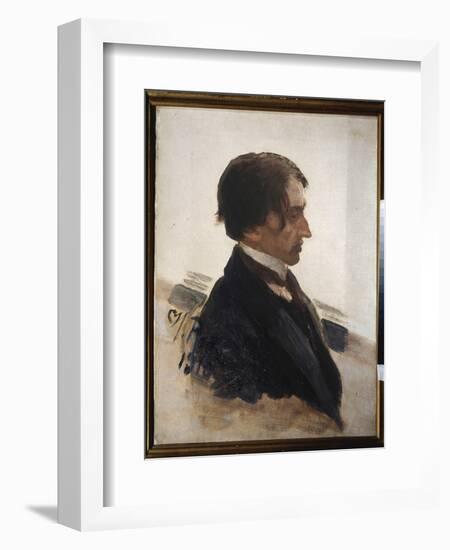 Portrait De L'artiste Isaak Brodsky (Brodski) (1883-1939). Peinture De Ilya Repin (Ilia Repine) (18-Ilya Efimovich Repin-Framed Giclee Print