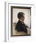 Portrait De L'artiste Isaak Brodsky (Brodski) (1883-1939). Peinture De Ilya Repin (Ilia Repine) (18-Ilya Efimovich Repin-Framed Giclee Print
