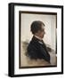 Portrait De L'artiste Isaak Brodsky (Brodski) (1883-1939). Peinture De Ilya Repin (Ilia Repine) (18-Ilya Efimovich Repin-Framed Giclee Print