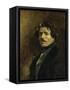 Portrait de L'Artiste-Eugene Delacroix-Framed Stretched Canvas