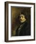 Portrait de L'Artiste-Eugene Delacroix-Framed Premium Giclee Print