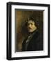 Portrait de L'Artiste-Eugene Delacroix-Framed Premium Giclee Print