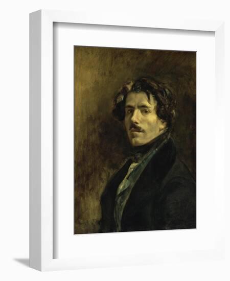 Portrait de L'Artiste-Eugene Delacroix-Framed Giclee Print