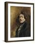 Portrait de l'artiste-Eugene Delacroix-Framed Giclee Print