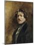 Portrait de l'artiste-Eugene Delacroix-Mounted Giclee Print