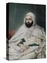 Portrait de l'Emir Abd-El-kader (vue de face)-Maxime David-Stretched Canvas