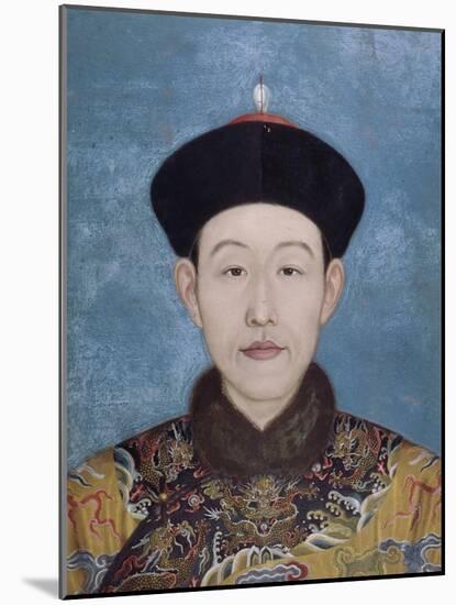 Portrait de l'empereur Qianlong-Giuseppe Castiglione-Mounted Giclee Print