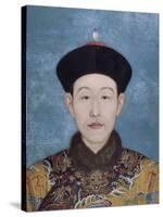 Portrait de l'empereur Qianlong-Giuseppe Castiglione-Stretched Canvas