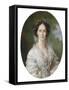 Portrait De L'imperatrice De Russie Maria Alexandrovna (1824-1880), Nee Princesse Marie De Hesse Et-Franz Xaver Winterhalter-Framed Stretched Canvas