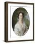 Portrait De L'imperatrice De Russie Maria Alexandrovna (1824-1880), Nee Princesse Marie De Hesse Et-Franz Xaver Winterhalter-Framed Giclee Print