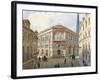 Portrait De La Bourse De Riga En Lettonie  (View of the Riga Stock Exchange) Aquarelle D'albert Be-Albert Nikolayevich Benois-Framed Giclee Print