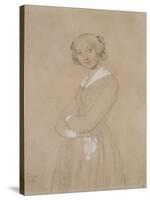 Portrait de la comtesse d’Haussonville. 1842-Jean-Auguste-Dominique Ingres-Stretched Canvas