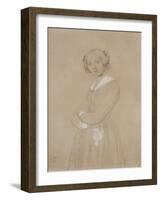 Portrait de la comtesse d’Haussonville. 1842-Jean-Auguste-Dominique Ingres-Framed Giclee Print