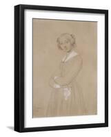 Portrait de la comtesse d’Haussonville. 1842-Jean-Auguste-Dominique Ingres-Framed Giclee Print