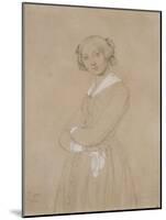 Portrait de la comtesse d’Haussonville. 1842-Jean-Auguste-Dominique Ingres-Mounted Giclee Print