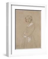 Portrait de la comtesse d’Haussonville. 1842-Jean-Auguste-Dominique Ingres-Framed Giclee Print