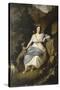 Portrait de la comtesse de Provence en Diane-Ludwig Guttenbrunn-Stretched Canvas