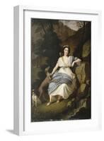 Portrait de la comtesse de Provence en Diane-Ludwig Guttenbrunn-Framed Giclee Print