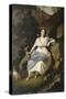 Portrait de la comtesse de Provence en Diane-Ludwig Guttenbrunn-Stretched Canvas