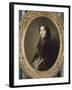 Portrait de la comtesse Lise Przezdziecka-Franz Xaver Winterhalter-Framed Giclee Print