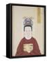 Portrait de la dame Zhao, épouse du vénérable Liu Zhong-null-Framed Stretched Canvas