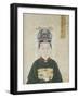 Portrait de la dame Zhu, épouse de Liu Wenyao-null-Framed Giclee Print