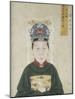 Portrait de la dame Zhu, épouse de Liu Wenyao-null-Mounted Giclee Print