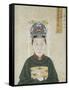 Portrait de la dame Zhu, épouse de Liu Wenyao-null-Framed Stretched Canvas