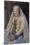 Portrait De La Femme De L'artiste  Peinture D'ivan Koulikov (1875-1941) 1917 Dim 102,8X67,3 Cm Col-Ivan Semyonovich Kulikov-Mounted Giclee Print