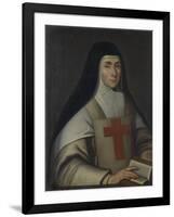 Portrait de la mère Christine Briquet-null-Framed Giclee Print