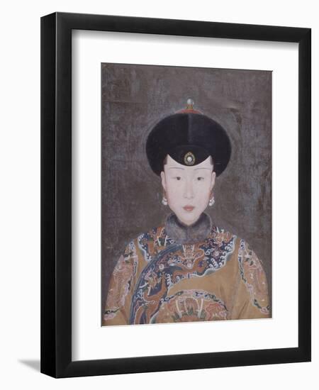 Portrait de la première concubine impériale-null-Framed Premium Giclee Print