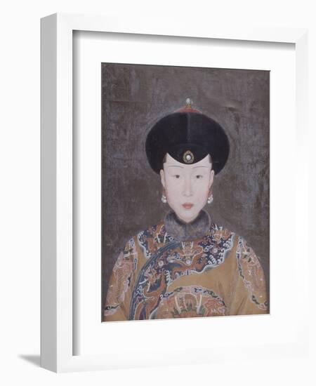 Portrait de la première concubine impériale-null-Framed Giclee Print