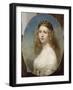 Portrait de la Princesse Amélie de Bavière.-Franz Xaver Winterhalter-Framed Giclee Print