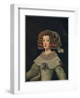 'Portrait De La Reine Marie-Anne', (Mariana of Austria), 1652, (1910)-Diego Velasquez-Framed Giclee Print