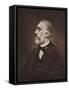 Portrait de Léon Gambetta (1838-1882), homme politique et avocat français-Ludovic Baschet-Framed Stretched Canvas