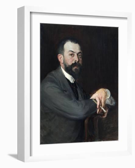 Portrait de Léon Pissard-Jacques-emile Blanche-Framed Giclee Print