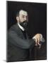 Portrait de Léon Pissard-Jacques-emile Blanche-Mounted Giclee Print