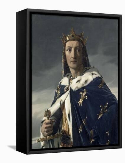 Portrait de Louis VIII (1187-1226), dit le Lion, roi de France en 1223-Henri Lehmann-Framed Stretched Canvas