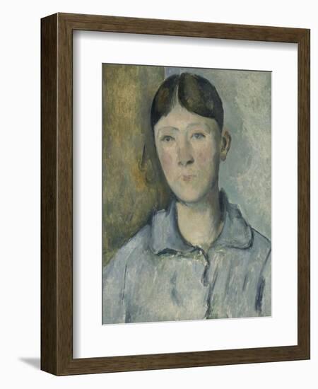 Portrait de madame Cézanne-Paul Cézanne-Framed Giclee Print